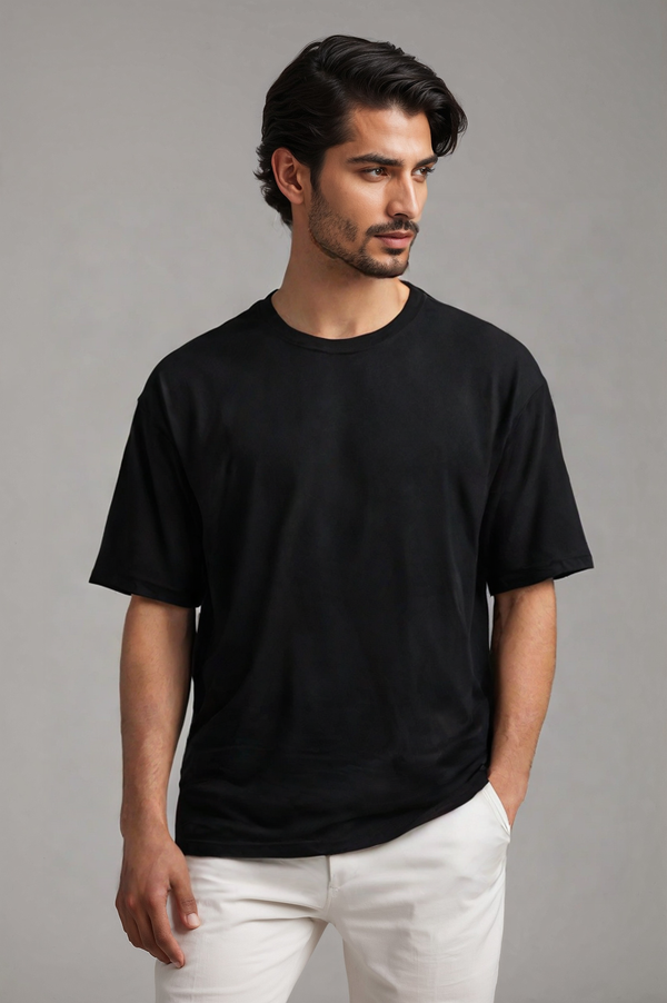 Basic Oversized Tee (Black)